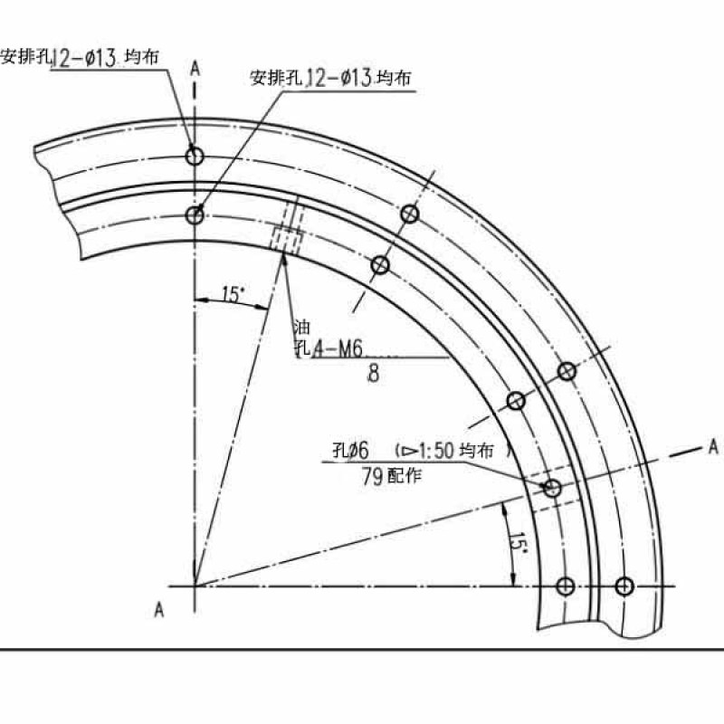 齒型交叉軸承外圖1