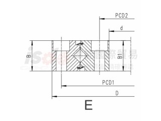 HXU交叉滾子轉盤軸承E