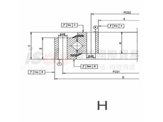 HXU交叉滾子轉盤軸承H